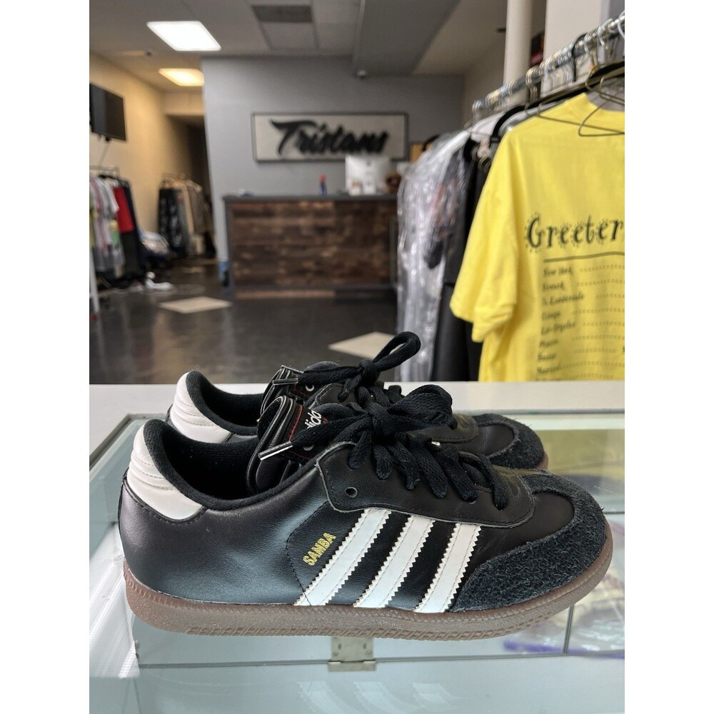 Adidas Samba Classic Core Black 2014 Size 5 Authentic Soccer Futbol Low Stripes